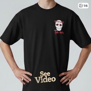 Vintage POLARIS Power Sports "Psycho Gear" Advertising Tee 90s Motocross L